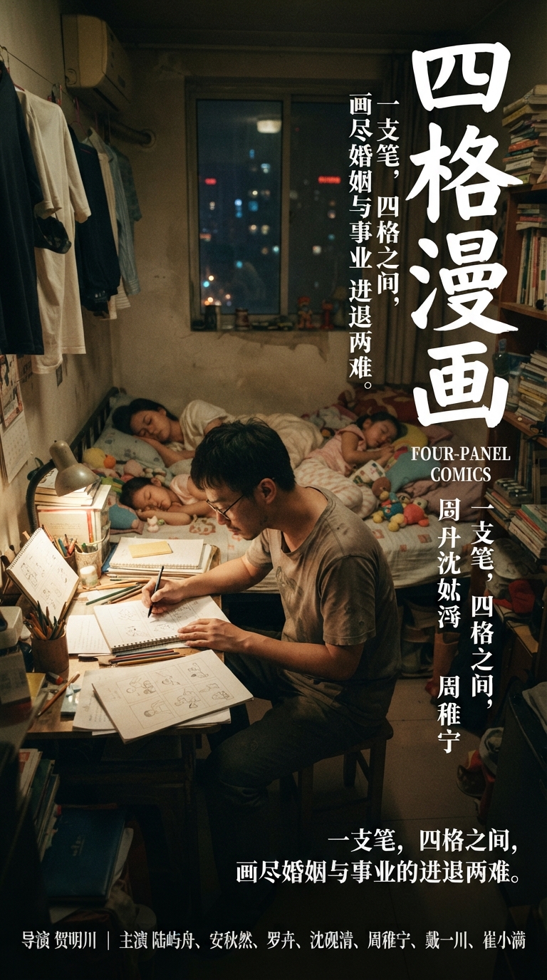 《四格漫画》主视觉海报